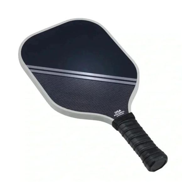 NWT Double Sided Pickleball Paddle - Black/ Gray Stripe - Picture 5 of 7